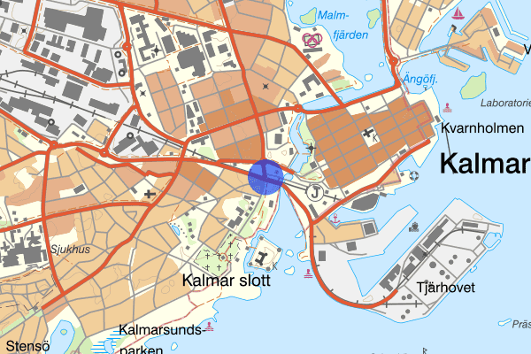 Slottsvägen 23 maj 17:52, Misshandel, Kalmar