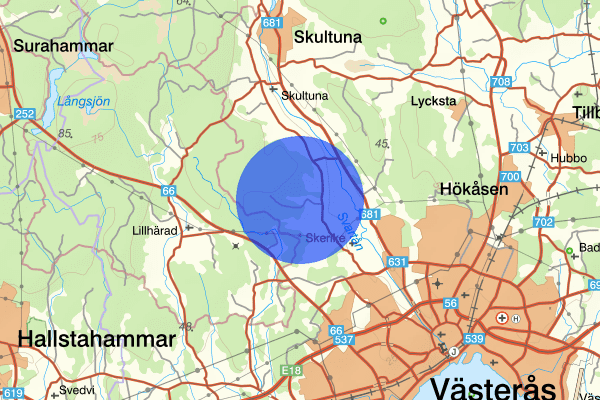 Bäckby 23 maj 19:16, Skottlossning, Västerås