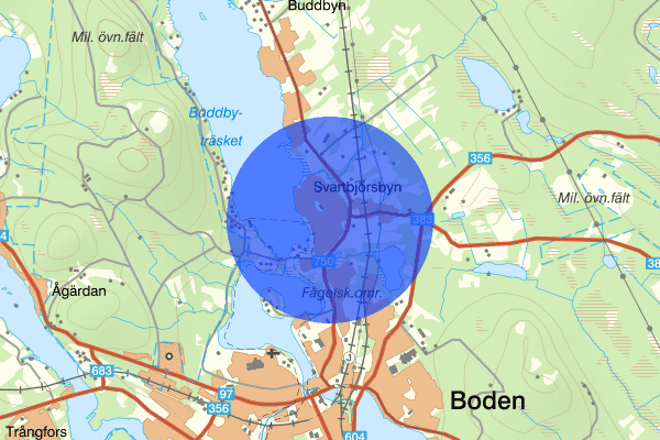 Svartbjörnsbyn 24 maj 15:46, Trafikolycka, Boden