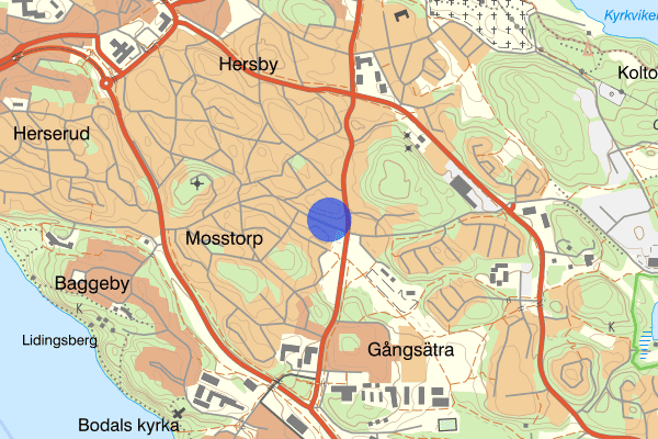 Mosstorpsvägen 24 maj 15:56, Trafikbrott, Lidingö