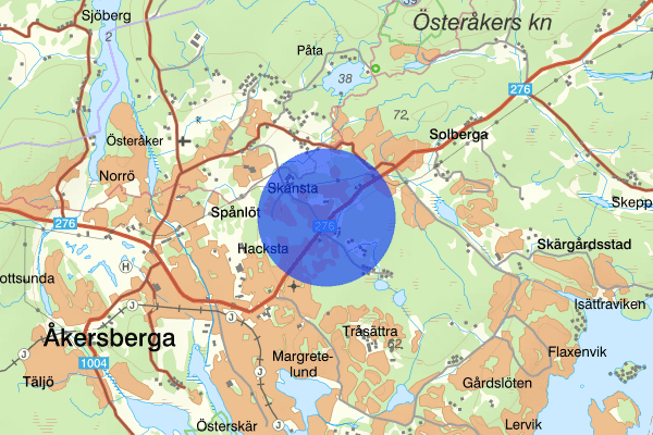 Skånsta 24 maj 19:55, Trafikbrott, Österåker