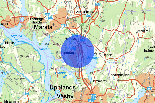 Rosersberg 25 maj 06:42, Trafikolycka, Sigtuna