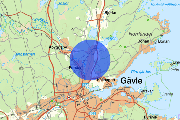 Hille 26 maj 04:05, Brand, Gävle