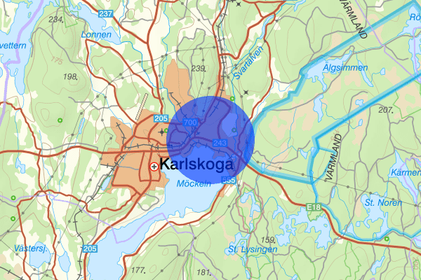 Sandviken 26 maj 10:17, Trafikolycka, Karlskoga