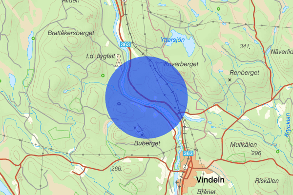 Nedre Mesele 27 maj 09:48, Trafikolycka, vilt, Vindeln