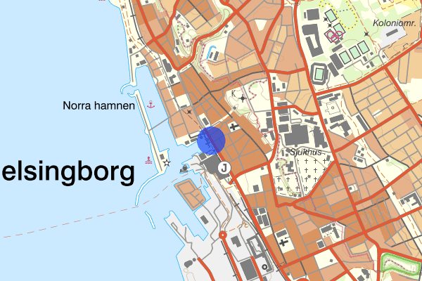 Järnvägsgatan 27 maj 12:34, Trafikolycka, Helsingborg