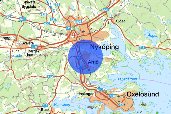 Arnö 28 maj 09:56, Rattfylleri, Nyköping