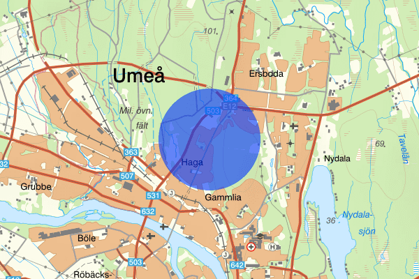 Sandbacka 28 maj 08:59, Stöld, Umeå