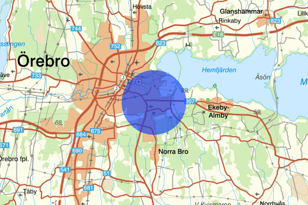 Almby 30 maj 15:57, Trafikolycka, Örebro