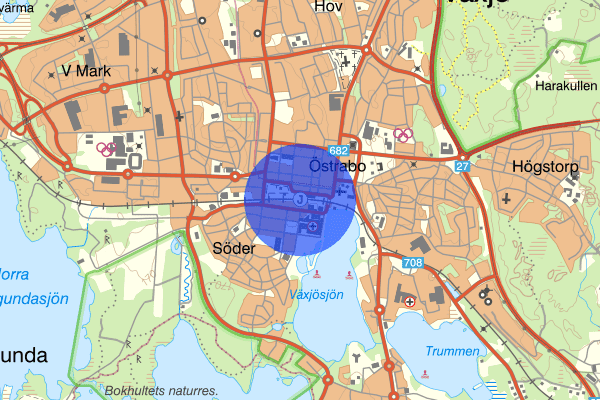 Växjö 01 juni 00:47, Rån, Växjö