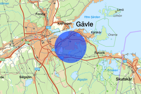 Bomhus 31 maj 21:13, Skadegörelse, Gävle