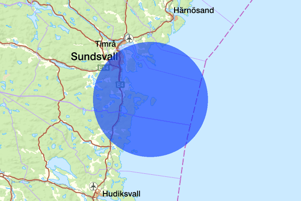 Njurunda distrikt 05 juni 14:15, Trafikolycka, singel, Sundsvall