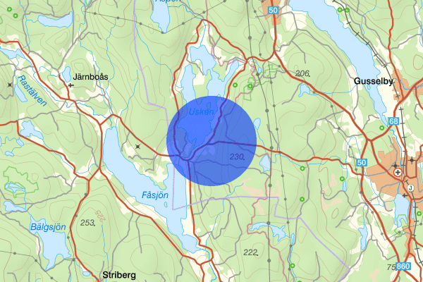 Siggebohyttan 07 juni 12:38, Trafikolycka, Lindesberg