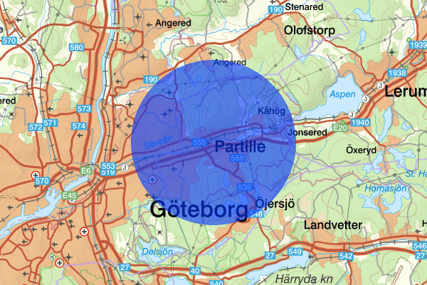 Partille 07 juni 16:17, Trafikolycka, Partille