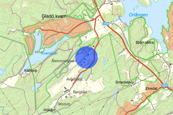 Hökärrsvägen 09 juni 08:00, Trafikolycka, personskada, Huddinge