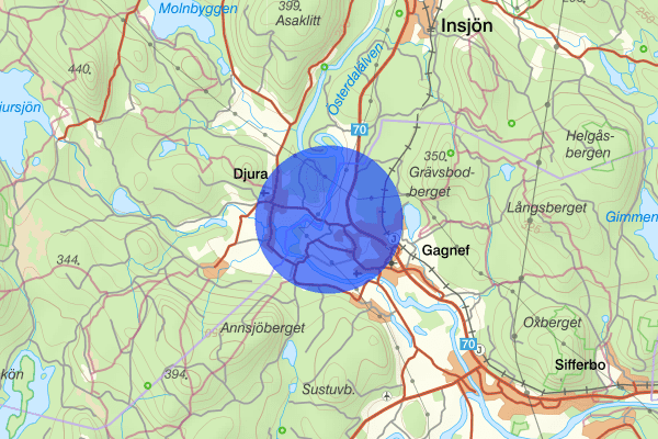 Gråda 09 juni 14:22, Arbetsplatsolycka, Gagnef