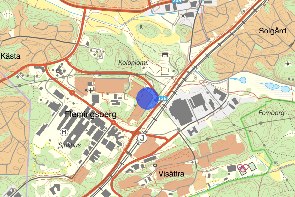 Terapivägen 10 juni 16:28, Kontroll person/fordon, Huddinge