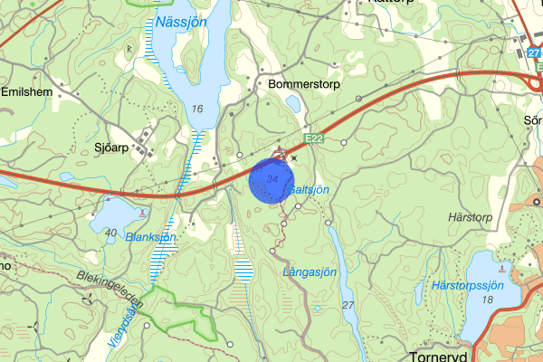 Galtsjön 11 juni 16:18, Rattfylleri, Ronneby