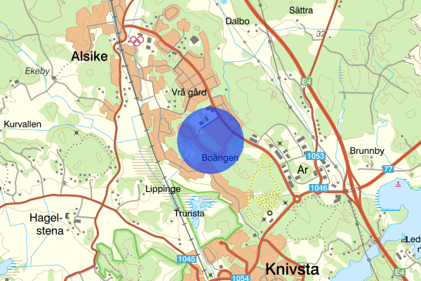 Åsgatan 11 juni 17:20, Försvunnen person, Knivsta