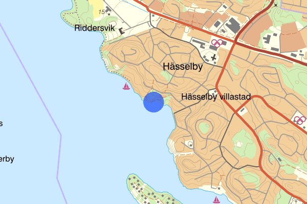 Hässelby allmänna bad 12 juni 02:36, Farligt föremål, misstänkt, Stockholm