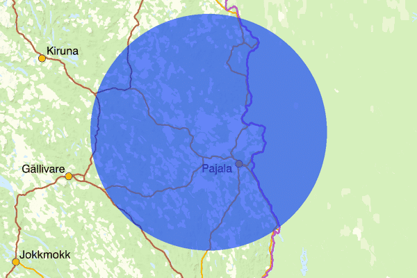  12 juni 15:24, Skadegörelse, Pajala