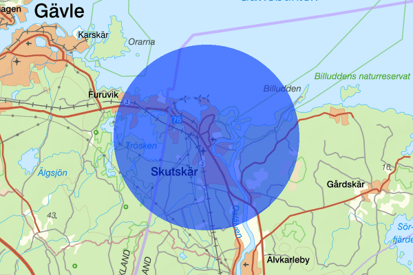 Skutskär 12 juni 17:15, Brand, Uppsala län