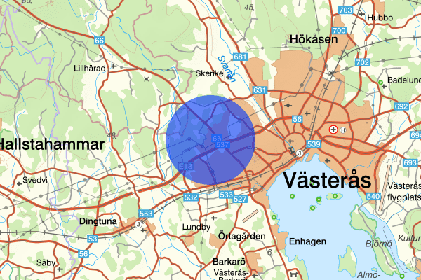 Erikslund 12 juni 16:24, Misshandel, Västerås