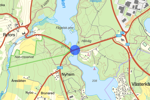 Bottnarydsvägen 13 juni 08:00, Sammanfattning natt, Jönköpings län