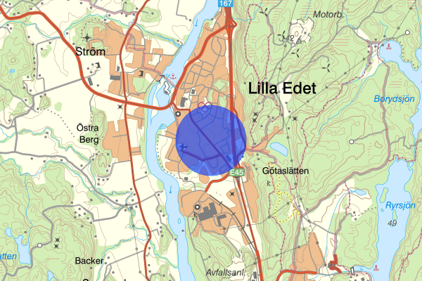 Göteborgsvägen 13 juni 07:48, Rattfylleri, Lilla edet