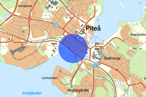 Hamnplan 13 juni 12:10, Olovlig körning, Piteå