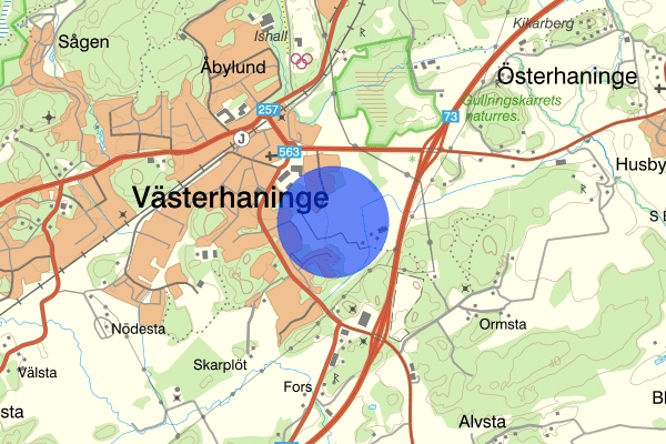 Blåkullavägen 13 juni 17:19, Vapenlagen, Haninge