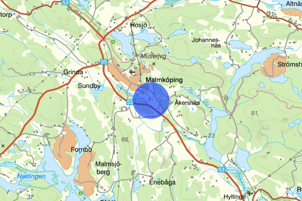 Hyltingevägen 14 juni 07:39, Sammanfattning natt, Södermanlands län