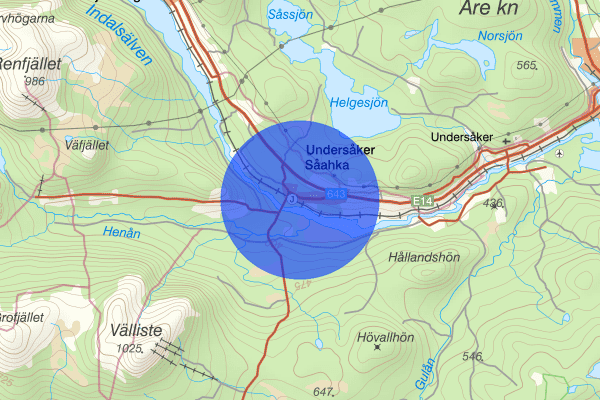 Undersåker 14 juni 18:43, Försvunnen person, Åre