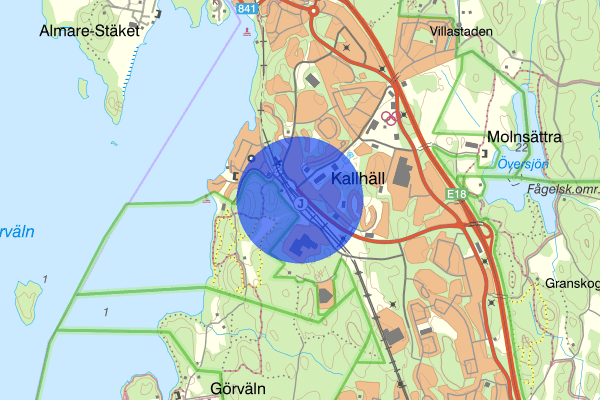 Kallhäll 14 juni 17:15, Rån, försök, Järfälla