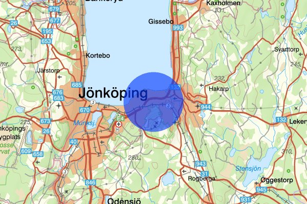 Österängen 15 juni 17:04, Trafikolycka, Jönköping