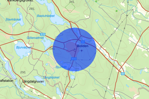 Boliden 16 juni 07:02, Trafikolycka, vilt, Skellefteå