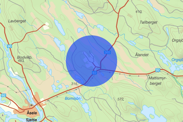 Älgsjö 16 juni 07:34, Trafikolycka, vilt, Åsele