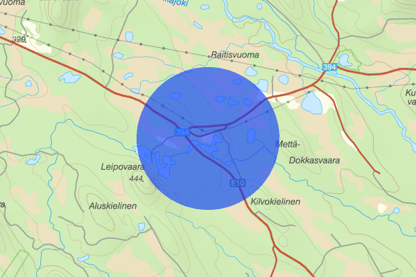 Leipojärvi 16 juni 08:12, Trafikolycka, vilt, Gällivare