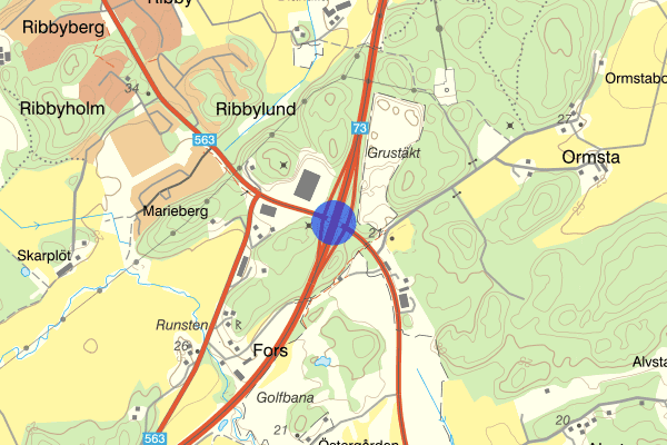 Nynäsvägen 17 juni 02:30, Rattfylleri, Haninge