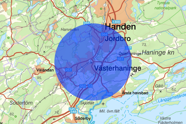 Västerhaninge 18 juni 01:06, Bråk, Haninge