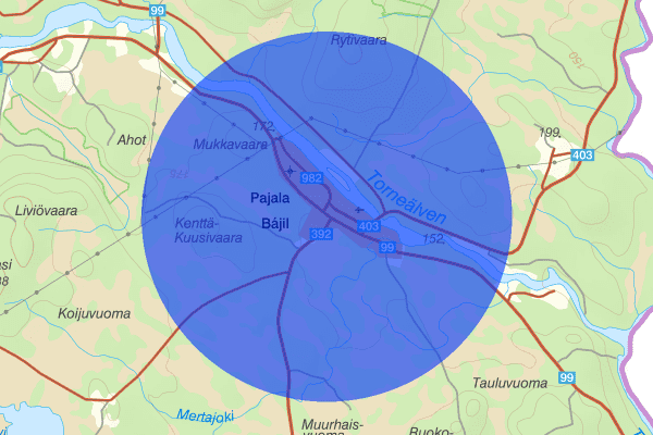 Pajala 18 juni 19:08, Försvunnen person, Pajala