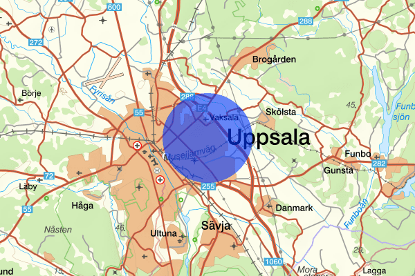 Årsta 20 juni 00:28, Rån, Uppsala