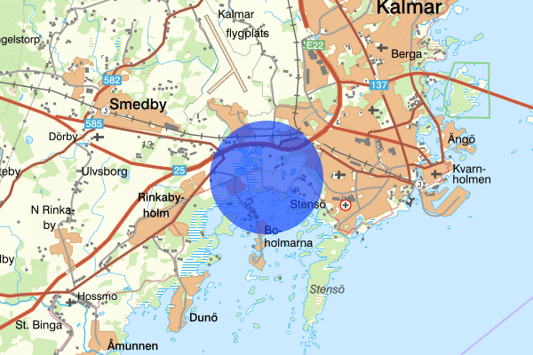 Svaneberg 20 juni 14:15, Trafikolycka, Kalmar