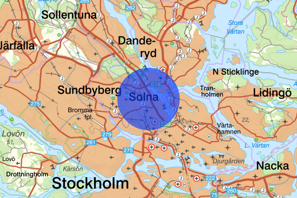 Frösunda 20 juni 17:11, Vapenlagen, Solna