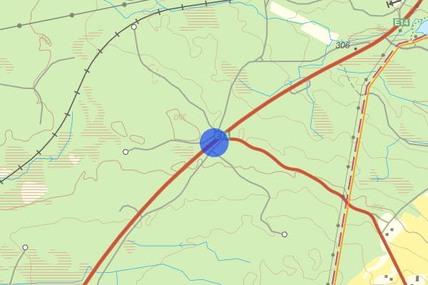 Kluk Offne vsk E14 21 juni 12:35, Trafikkontroll, Krokom