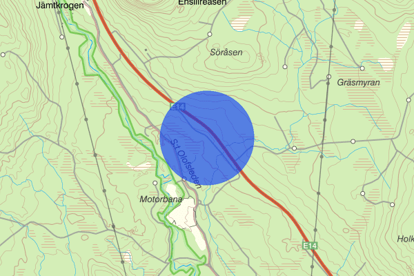 Gamla E14 22 juni 10:50, Trafikbrott, Ånge