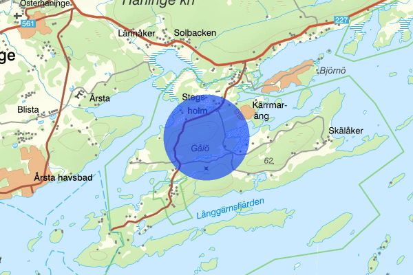 Gålö 24 juni 12:47, Rattfylleri, Haninge