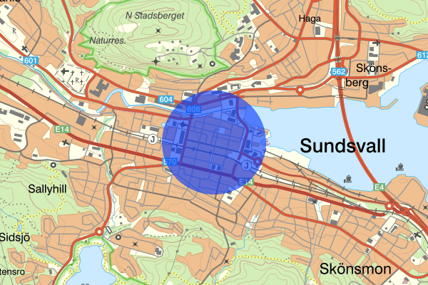 Stenstan 25 juni 13:13, Fylleri/LOB, Sundsvall