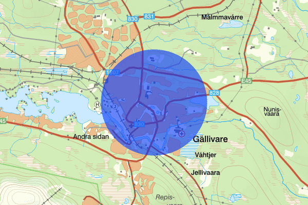 Nedre Heden 27 juni 10:17, Trafikkontroll, Gällivare