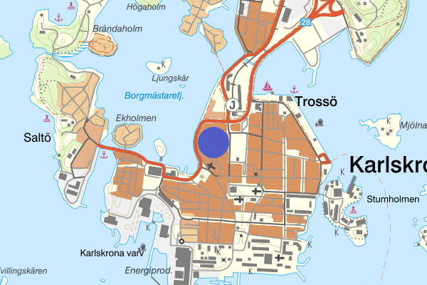 Västra Köpmansgatan 28 juni 03:29, Stöld/inbrott, Karlskrona